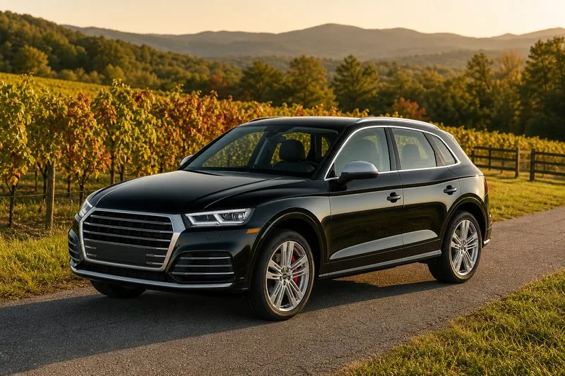 Audi Q5 economy SUV for Ashe County Livery transfers